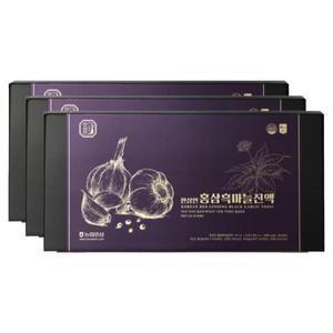 한삼인 홍삼흑마늘진액 건강즙 부모님 선물 30포 X3