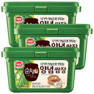 사조 해표 순창궁 12가지 양념쌈장 1kg x 3개 / 장류