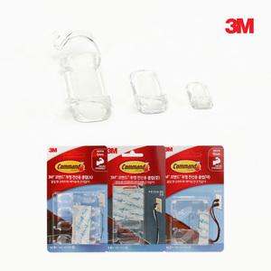 3M 코맨드벽걸이 전선용 클립 대,중,소