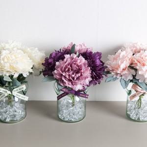피오니아화병set 27cm (3컬러) 조화 화분 인테리어