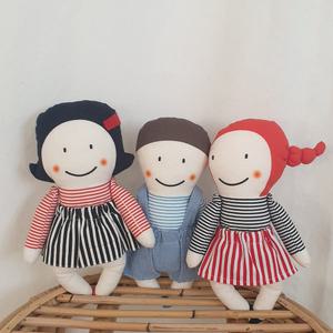 DIY 언니오빠 컷트지 인형 만들기 쉬운 바느질