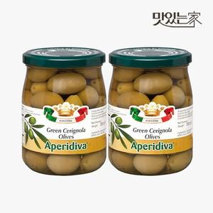 보라티알 마다마 올리바 그린 체리놀라 올리브 575g  고형량 350g) 2개
