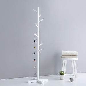 마켓비 TANG 원목스탠드행거 154 아카시아 화이트, 1개