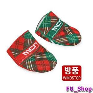 ForU127 방풍 토워머 타탄 체크 자전거용품 발워머 운동용품 발케어 풋케어 워머