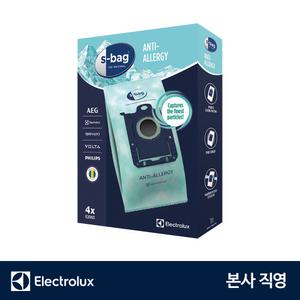 E206SK 1팩(4개입) / 일렉트로룩스 S-bag Pure D9 유선청소기 - PD91시리즈 안티알러지 먼지봉투