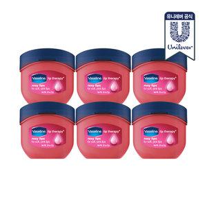 바세린 립테라피 로지립밤 로지립스 7g 6개