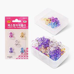 (학습교재) 마그피아 체스형 자석홀더(미니)10개입 MNMH-12-10