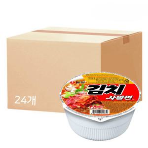 농심 김치 사발면 컵라면 작은컵 86g 24개 한박스