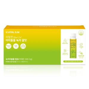 코스트코 바이탈슬림 리얼컷 아이돌물 녹차꿀맛 25ml x 30병 시크릿 레시피