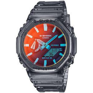 카시오 손목시계 지샥 BEACH TIME LAPSE Series GA-2100TLS-8AJF 멘즈 그레이 스켈레톤