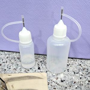 좁은 입구 노즐 공병 빈통 뾰족 바늘 미니 소분통 10ml 30ml 접착제 액상 보관통 고무 뚜껑캡