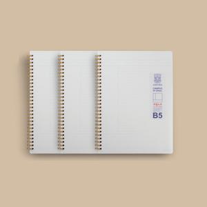 옥스포드 밀크 PP 절취스프링노트 B5 ( 좌철 / 80매 ) / 라인 / 수학 / 코넬 / 방안 / 무지 / 2분할 / 4분할 / 오답