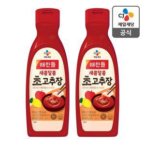 [CJ제일제당][본사배송] 해찬들 새콤달콤 초고추장 500g X 2개