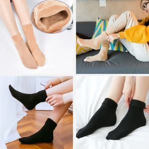 파파지아 여성 스키양말 융기모 도톰 푹신 장시간 편안 따뜻 2pcs