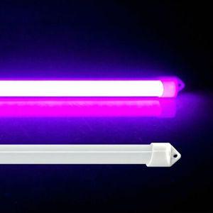 12V 차량용 면발광 LED바 핑크 60cm 고정자석포