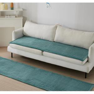가죽소파 패드 극세사 롱방석 65X230cm(그린)