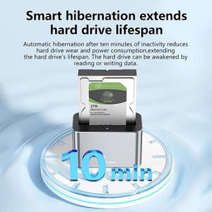 Blueendless 25 35 인치 SAS SATA 하드 디스크 외장 케이스 Sata to USB 30 HDD 도킹 스테이션 캐디 박스