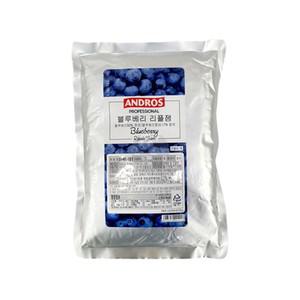 블루베리 앤드로스 1kg 리플잼 스프레드잼 대용량 과일쨈 식빵잼 샌드위치쨈 베이킹 식자재