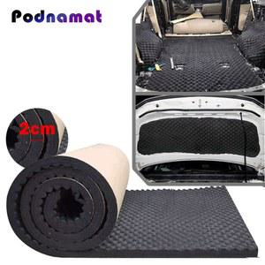 업그레이드된 두꺼운 자동차 소음 방지 매트 2MM 두께 100 200CM 50CM 감소 엔진 후드 문짝 방음 댐핑