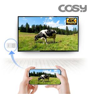 삼성 갤럭시탭 S8/플러스/울트라 고화질 4K UHD 무선 미러링 미라캐스트 태블릿 TV연결 어댑터