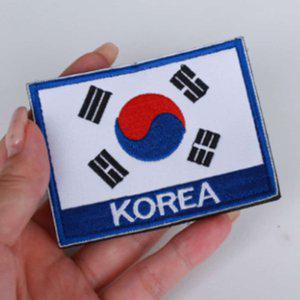태극기약장 KOREA 태극기마크 태극 찍찍이패치 가방