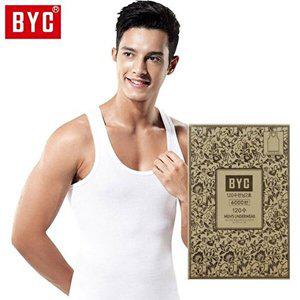 [셀러허브 1][HY6H411N_51HC]BYC 남성 순면 120수 민소매런닝 DOLI6034