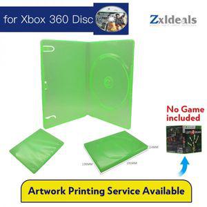 XBOX 360 게임 디스크 교체 케이스 스페어 그린 박스 싱글 CD