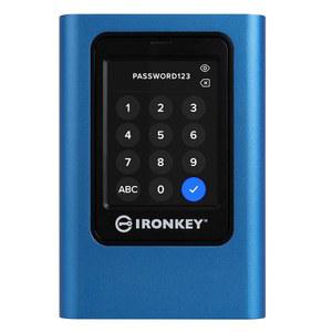 킹스턴 아이언키 볼트 프라이버시 80 960GB 외장 SSD | FIPS 197 XTS-AES 256GB 암호화 터치스크린 PIN 안전한 데이터 보호 IKVP80ES /960G