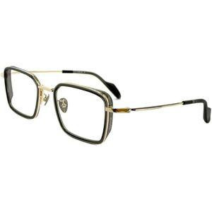 요지 야마모토 남성용 안경, 일본산, 19-0087 3 c03, 2.0인치(51mm), 사각형, 베타, 티타늄 조합, 프레임,