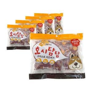 [ME83410Q_52CM]치즈버거 애견 간식 저키 스낵 600g 5P