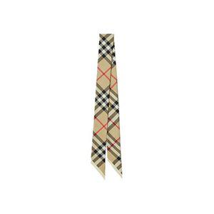 [Burberry]버버리 뉴클래식 체크 실크 스키니 스카프