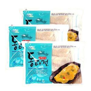 동방유통 국내 수제손질 동태포 슬라이스 400g, 3팩