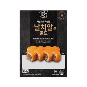 와인으로 숙성한 날치알 골드, 500g, 1팩