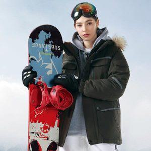 [루페코리아] 남자 여성 스키복 보드복 패딩 자켓 상의 FZ-824-3 카키