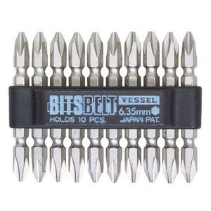 베셀 드라이버 비트 십자드라이버 6.35mm 10p 드라이버비트 날 십자 작업공구