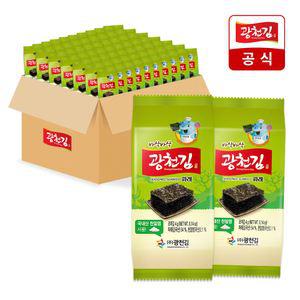 [광천김] 바삭바삭 파래 도시락김 4g 3봉x24팩 72봉 1박스