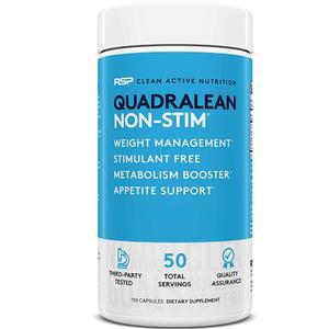 RSP Nutrition QuadraLean - 자극제 프리 체중 관리, 신진 대사 부스터, 에너지 및 식욕 지원 - CLA, L-카