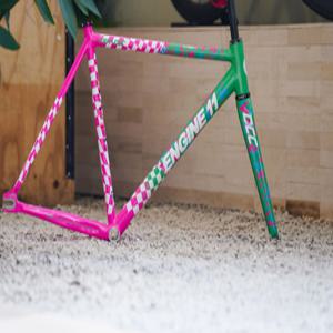 Engine11 x D3stroycyclingclub 단속 자전거 프레임 픽시프레임
