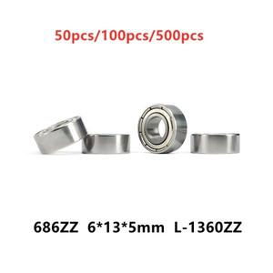 미니어처 볼 베어링, L-1360ZZ 깊은 그루브 686ZZ, 6x13x5mm, 686