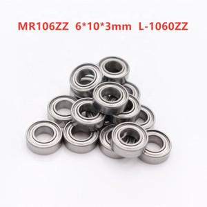 미니어처 베어링 MR106ZZ, L-1060ZZ 676ZZ, 깊은 그루브 볼 6x10x3mm