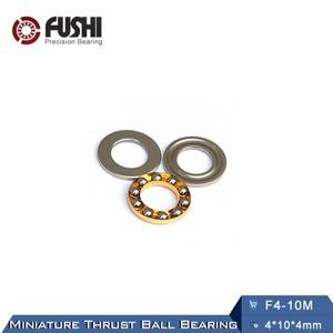 F4-10M 베어링 4*10*4mm (10 PCS) 미니어처 F4 M 스러스트 축 볼 그루브 레이스 웨이