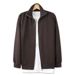 [리빌모아]남자 봄가을 데일리 집업 니트 집업가디건 RB4-KN-Q003-자주