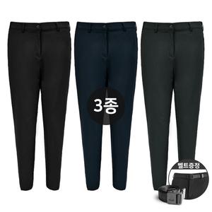 [1+1+1][벨트포함] 여름 여성 나일론 스트레치 쿨테크 팬츠(26~36사이즈)3종