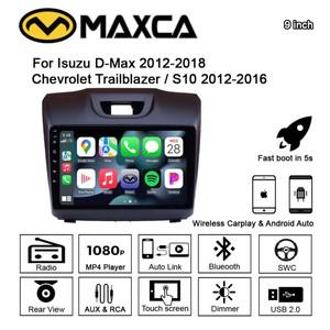MAXCA 2 딘 라디오 이스즈 Dmax 쉐보레 S10 트레일블레이저  안드로이드 자동 카플레이 라디오 멀티미디어