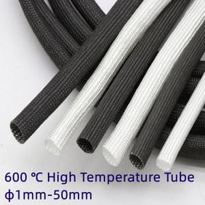 오네이 고온 절연 튜브 유리 무알칼리 슬리브 섬유 50MM 1MM 저항하는 원사 600에 1M