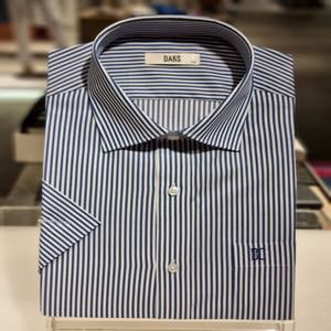 닥스셔츠 25 S/S 레귤러핏 면소재 런던 스트라이프 반팔 셔츠 DLS3SHDS120B1