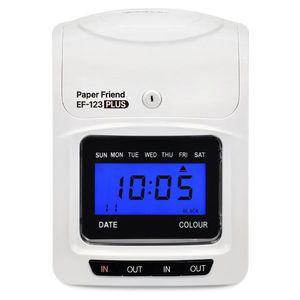 페이퍼프랜드 현대오피스 출퇴근기록기 EF-123 Plus+카드100매 4란