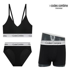 코데즈컴바인이너웨어 일체형 플렉서블 노와이어 커플 SET (CCWBR513BK)