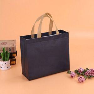 심플 부직포 가방 10p세트(네이비) (32x28cm) 선물포장백 부직포포장백 디자인쇼핑백 디자인부직포백 데코