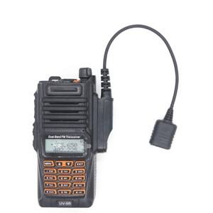 Baofeng UV-9R Plus UV-XR 용 어댑터 케이블 2 핀 UV-82 UV-S9 워키 토키 헤드셋 마이크 방수